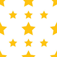 Digital png illustration of rows of yellow stars pattern on transparent background