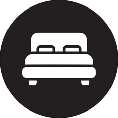 bed glyph icon