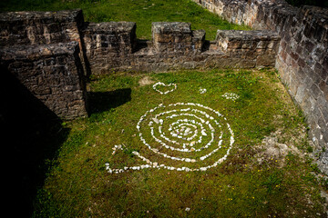 Ruine einer alten Burg 