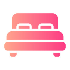 bed gradient icon