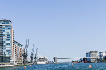 London, UK, 4 June  2023: London Royal Docks water-sports centre, Newham, London
