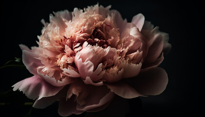 Vibrant peony bouquet, a gift of love for spring weddings generated by AI
