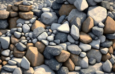 a close up of a pile of rocks