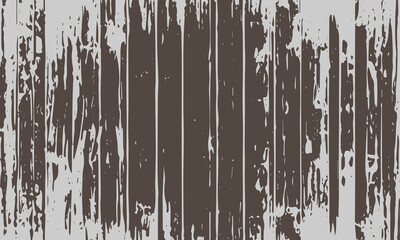 Grunge detailed texture of old wooden boards, wood panels. Vector background