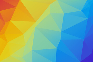 Triangle pattern multicolored polygon texture abstract shape background artwork