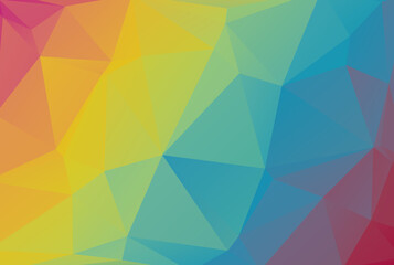 Polygonal pattern triangular poly texture multicolored polygon shape wallpaper art