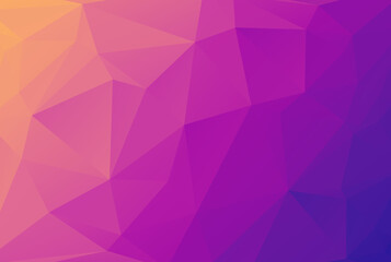 Fototapeta premium Triangle pattern multicolored polygon texture abstract shape background artwork