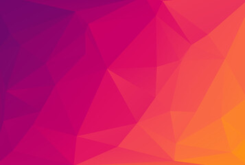 Fototapeta premium Triangle pattern multicolored polygon texture abstract shape background artwork