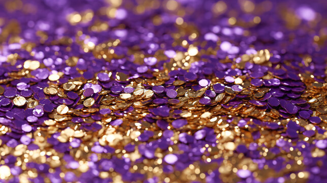 purple christmas tinsel HD 8K wallpaper Stock Photographic Image