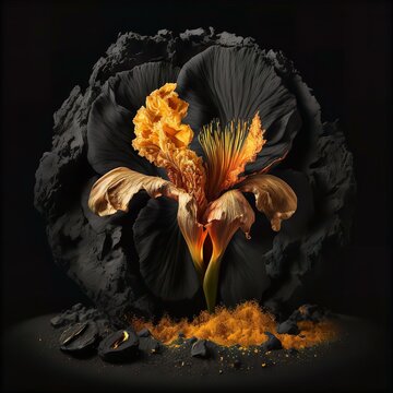 Vanta Black Flower