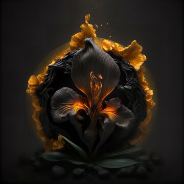 Vanta Black Flower