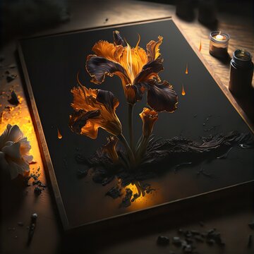 Vanta Black Flower