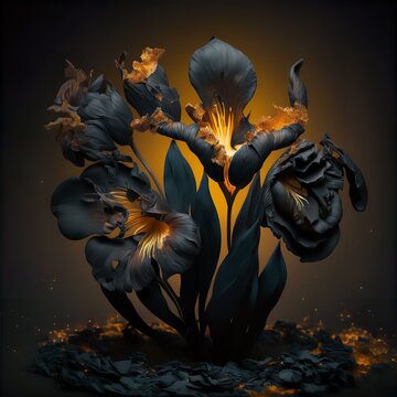 Vanta Black Flower