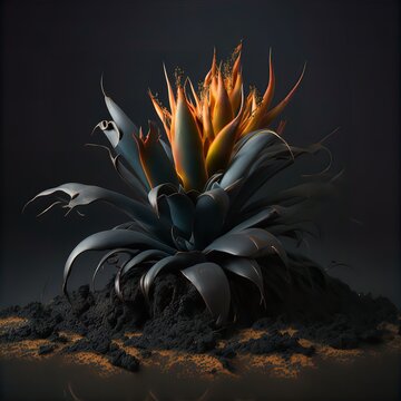Vanta Black Flower