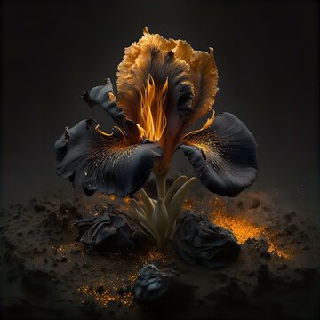 Vanta Black Flower