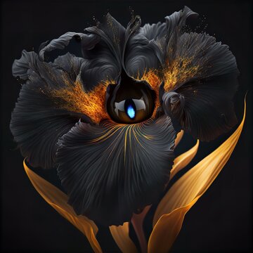 Vanta Black Flower