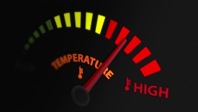 Increased the Temperature Indicator to the Maximum (High ) Level
