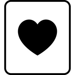 Love in fill style illustration

