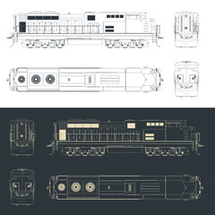 Locomotive blueprints