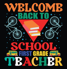 back to school tshart vector