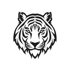Fototapeta premium Tiger logo, tiger icon, tiger head, vector