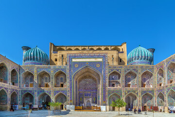 Fototapeta premium Sher-Dor Madrasa, Samarkand, Uzbekistan
