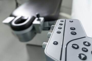 Ophthalmic laser system in eye surgery clinic