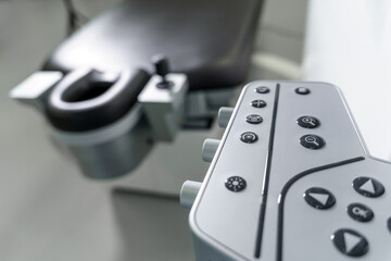 Ophthalmic laser system in eye surgery clinic
