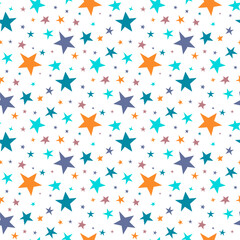 seamless pattern with stars