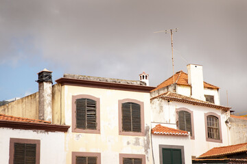 Fototapeta na wymiar housing and architecture of portugal