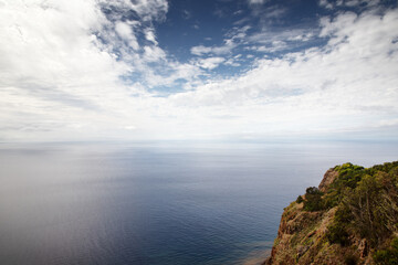 Seascape of Madeira in Portugal