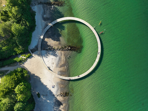The infinity bridge in Aarhus - den uendelige bro