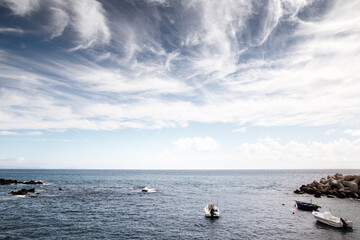 Fototapeta na wymiar Seascape of Madeira in Portugal