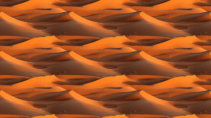 Seamless desert pattern, created with AI Generative Technology