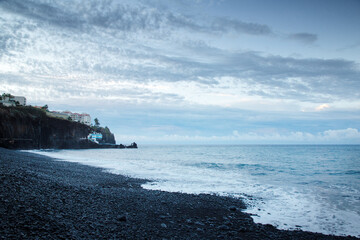 Seascape of Madeira in Portugal