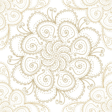 Seamless mandala pattern