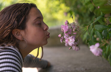 The Girl and the Flower