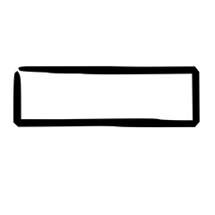 Modern Geo Rectangle Line Vector