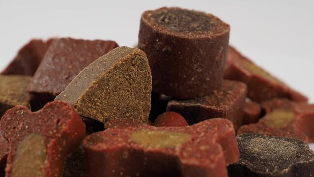 Appetizing treat for dogs. Dog food.