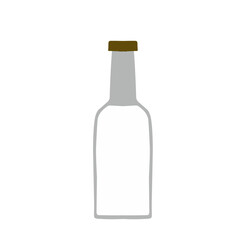 Illustration of a Milk Bottle Vector