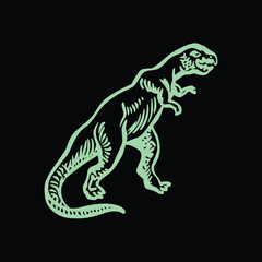 T rex vector graphic T shirt design. Dinosaurspattern  prints eps svg png. Dinosaur vintage graphics designs posters stickers. Download it Now in high resolution format and print it in any size