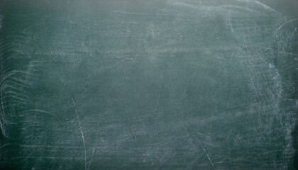 Green Chalkboard background, Chalk blackboard, Texture of chalk rubbed out on blackboard, Back to School concept, Generative AI