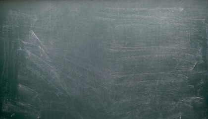 Green Chalkboard background, Chalk blackboard, Texture of chalk rubbed out on blackboard, Back to School concept, Generative AI