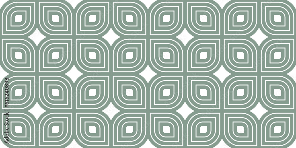 Poster lattice geometric seamless pattern vector design, trendy retro style minimal grid tiling, monochrome