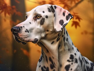 Dalmatian Dog created with Generative AI Technology, ai, generative