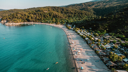 Armenistis Camping Beach in Greece