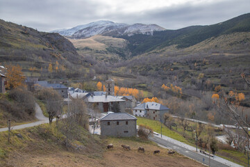 Durro town in Boi Valley in Catalonian Pyrenees