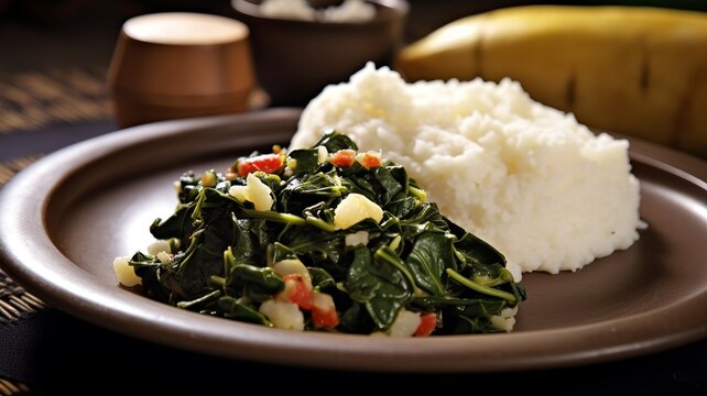 Kenyan Delights: Savory Ugali with Sukuma Wiki