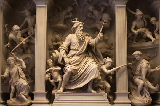 Roman religion and religious practices, with a focus on state gods and household deities Generative AI