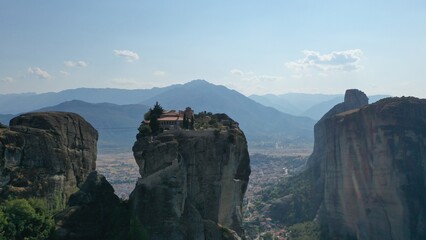 Fototapeta na wymiar Meteora Monasteries in Kalabaka Greece
